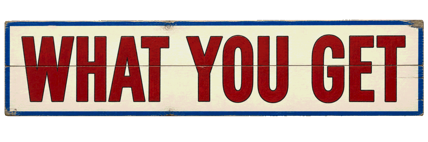 What you get